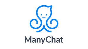 Logo Of Manychat Featuring A Stylized Chat Bubble In The Shape Of An Octopus.